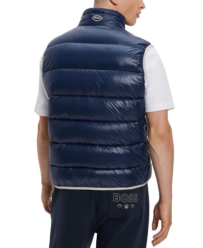 Hugo Boss Men's BOSS x NFL Water-Repellent Padded Gilet Vest - Macy's