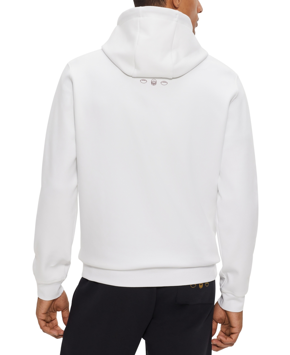 Shop Hugo Boss Boss By  Men's Boss X Washington Commanders Nfl Hoodie In Natural