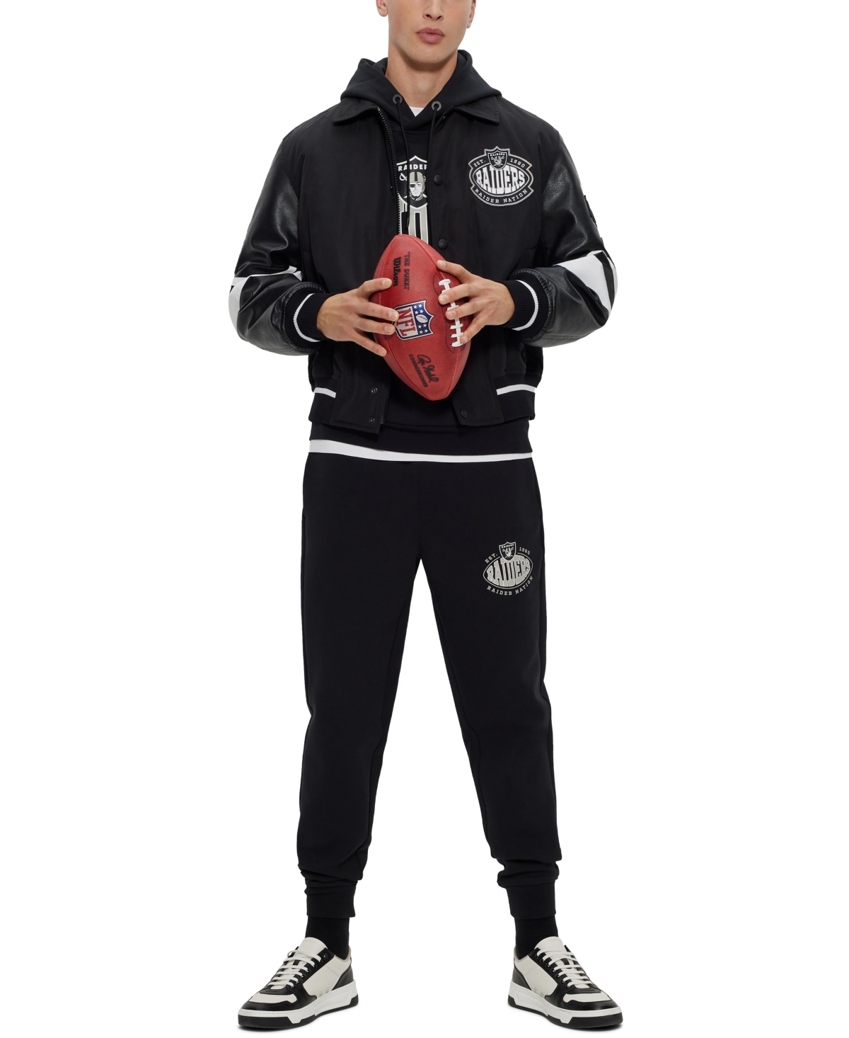 Boss by Hugo Boss Men's Boss x Nfl Raiders Hoodie