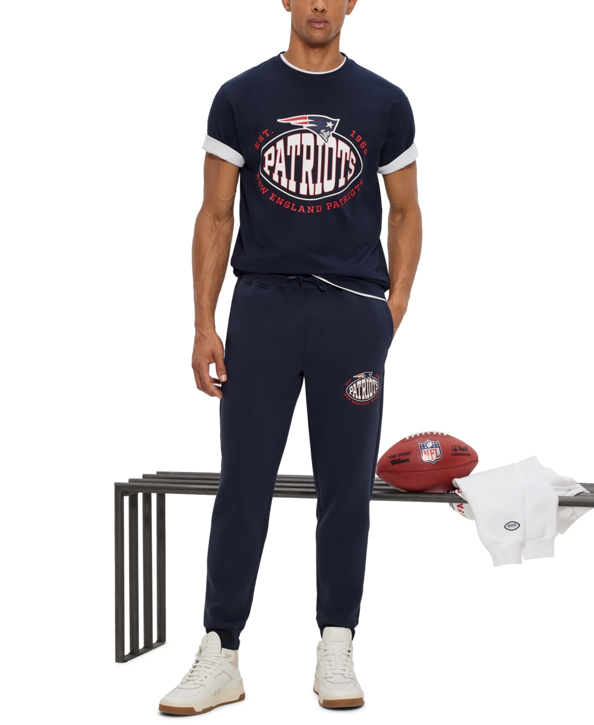 Boss by Hugo Boss Men's Boss x Nfl New England Patriots T-shirt