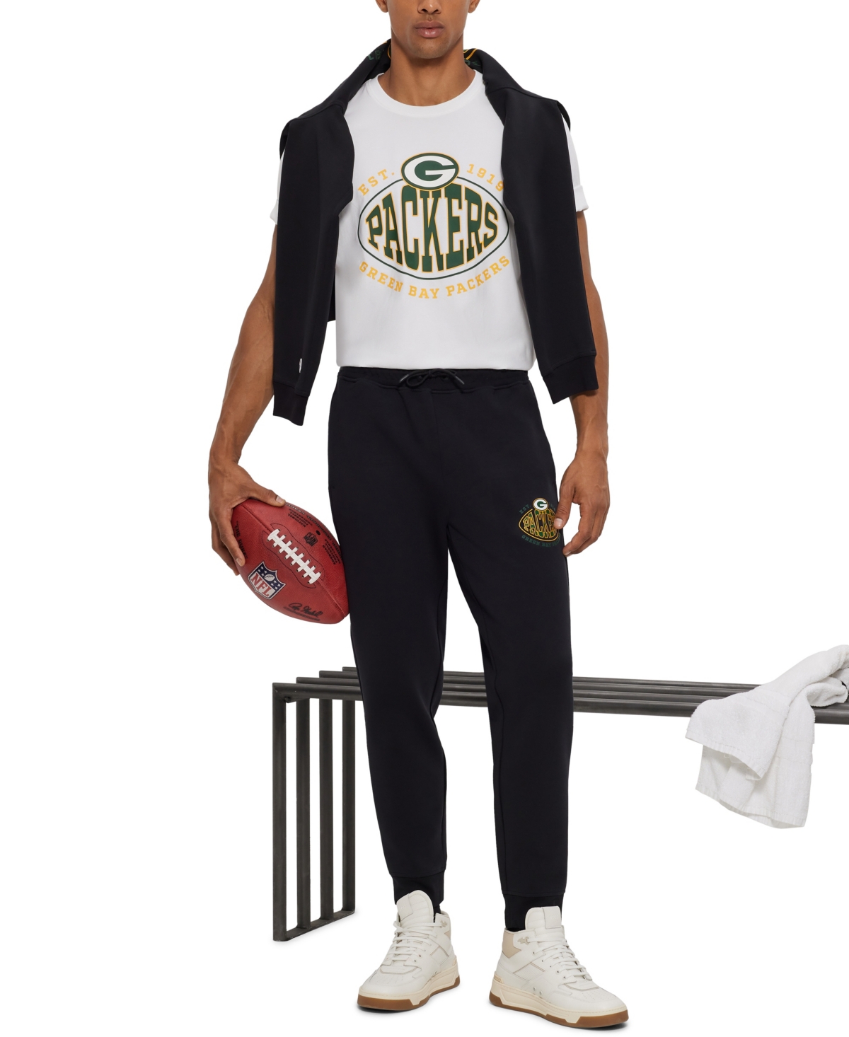 Boss by Hugo Boss Men's Boss x Nfl Green Bay Packers T-shirt