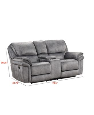 Bishop 79" Fabric Manual Recliner Loveseat