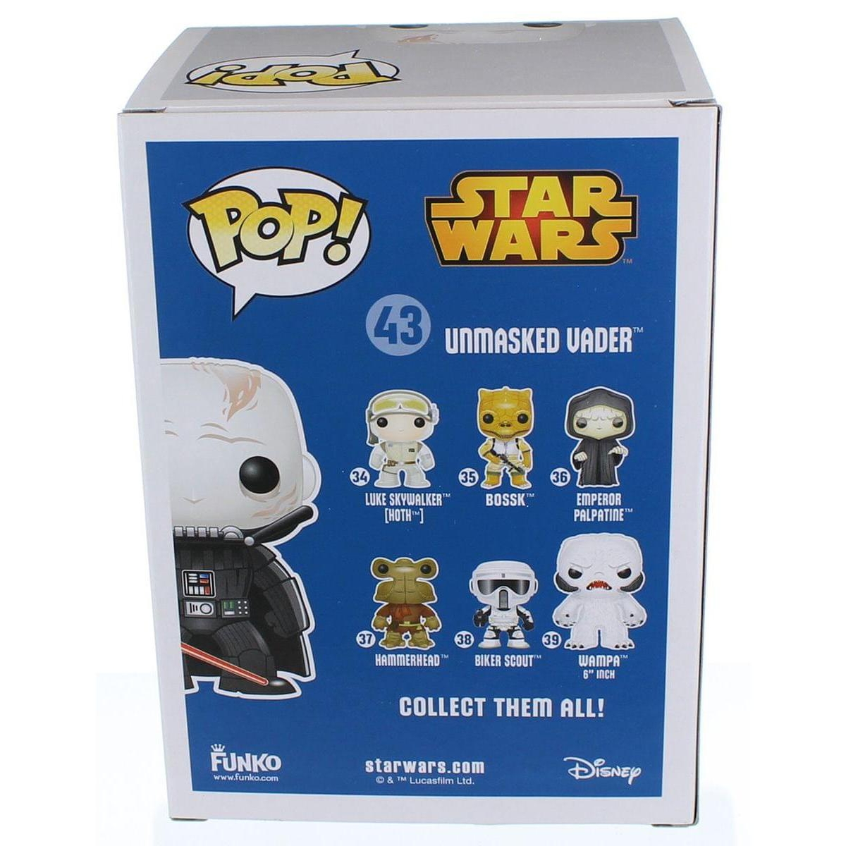 Star Wars Funko Pop Vinyl Figure: Unmasked Darth Vader