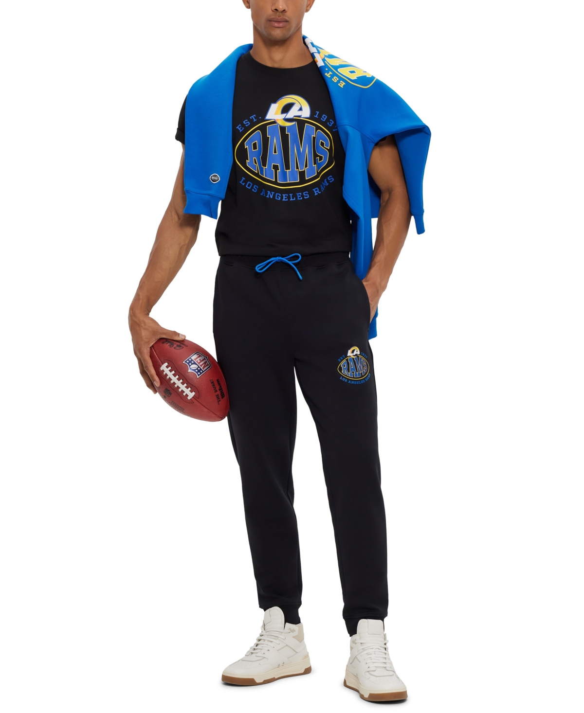 Boss by Hugo Boss Men's Boss x Nfl Los Angeles Rams T-shirt