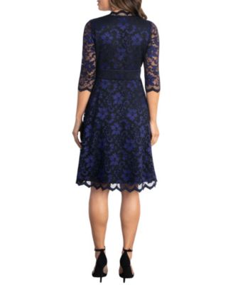 Women's Mon Cherie Floral Lace Cocktail Dress
