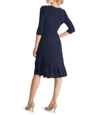 Women's Whimsy Ruffled Midi Wrap Dress