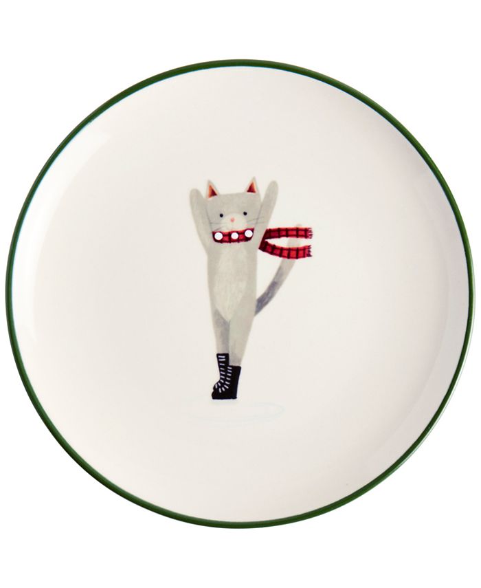 Tabletops Unlimited Furry Cats Appetizer Plates, Set of 4 Macy's