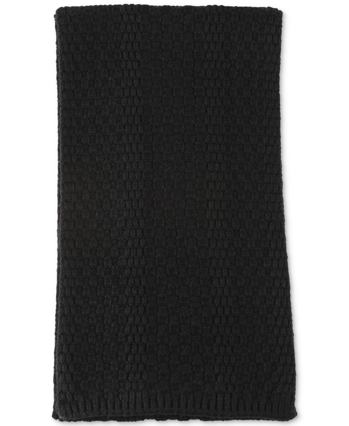 Alfani Men's Textured Scarf, Created For Macy's In Black