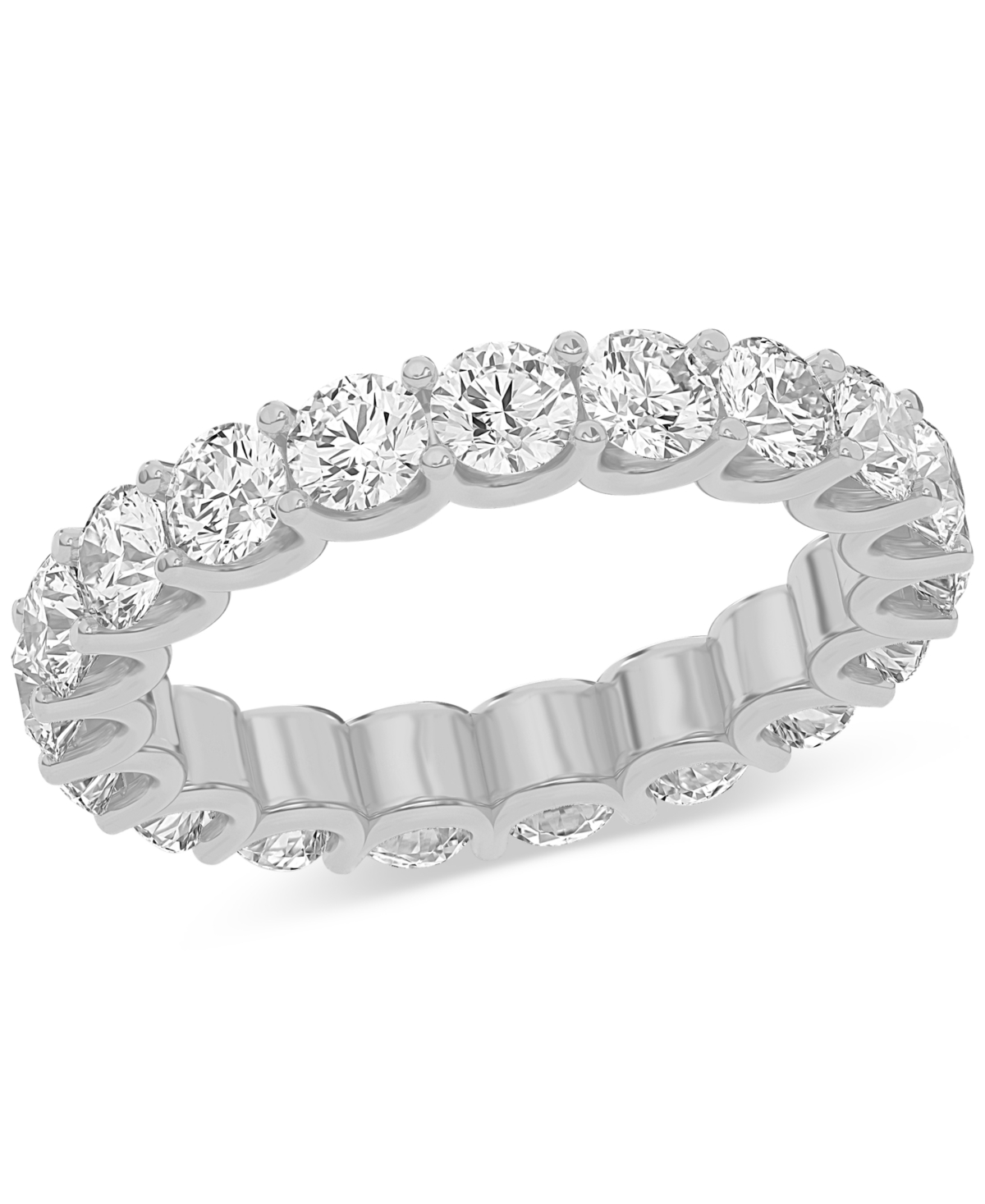 Macy's Diamond Eternity Band (3 Ct. T.w.) In Platinum Or 14k Gold In Platinum
