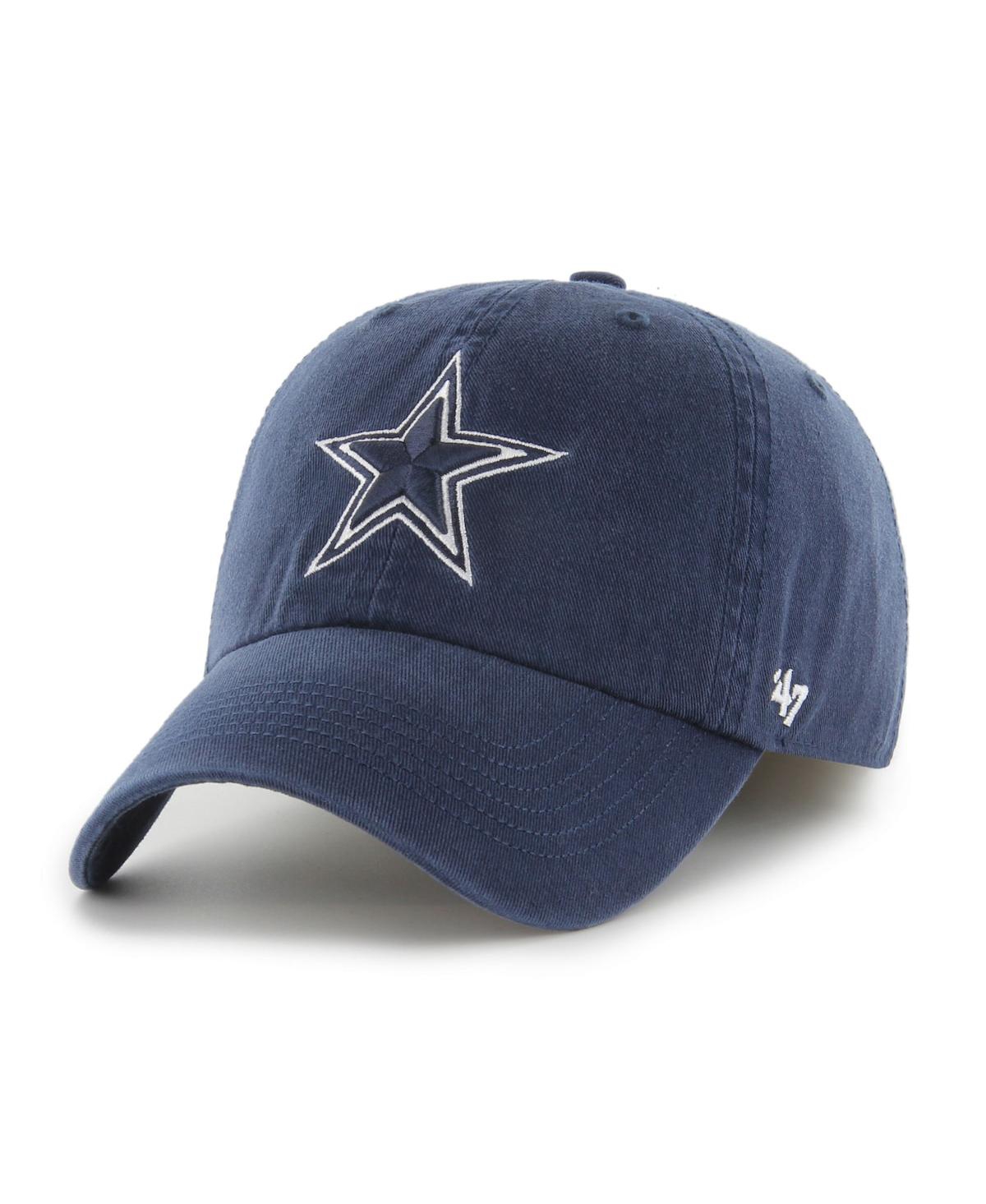 47 Brand Men's ' Navy Dallas Cowboys Sure Shot Franchise Fitted Hat