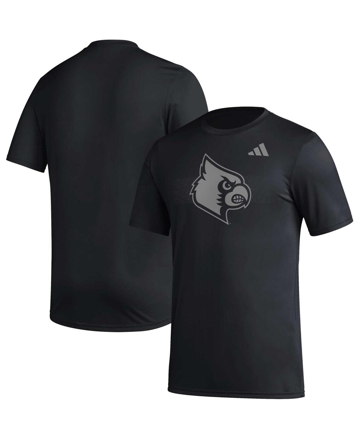 Adidas Originals Men's Adidas Black Louisville Cardinals Pregame Aeroready T-shirt
