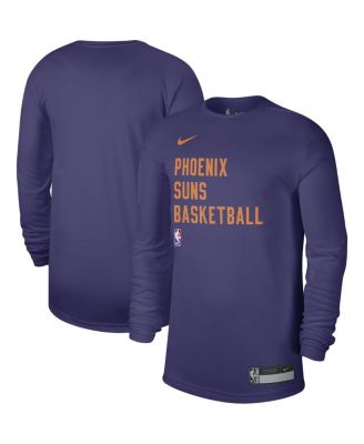 Men's and Women's Purple Phoenix Suns 2023 Legend On-Court Practice long sleeve