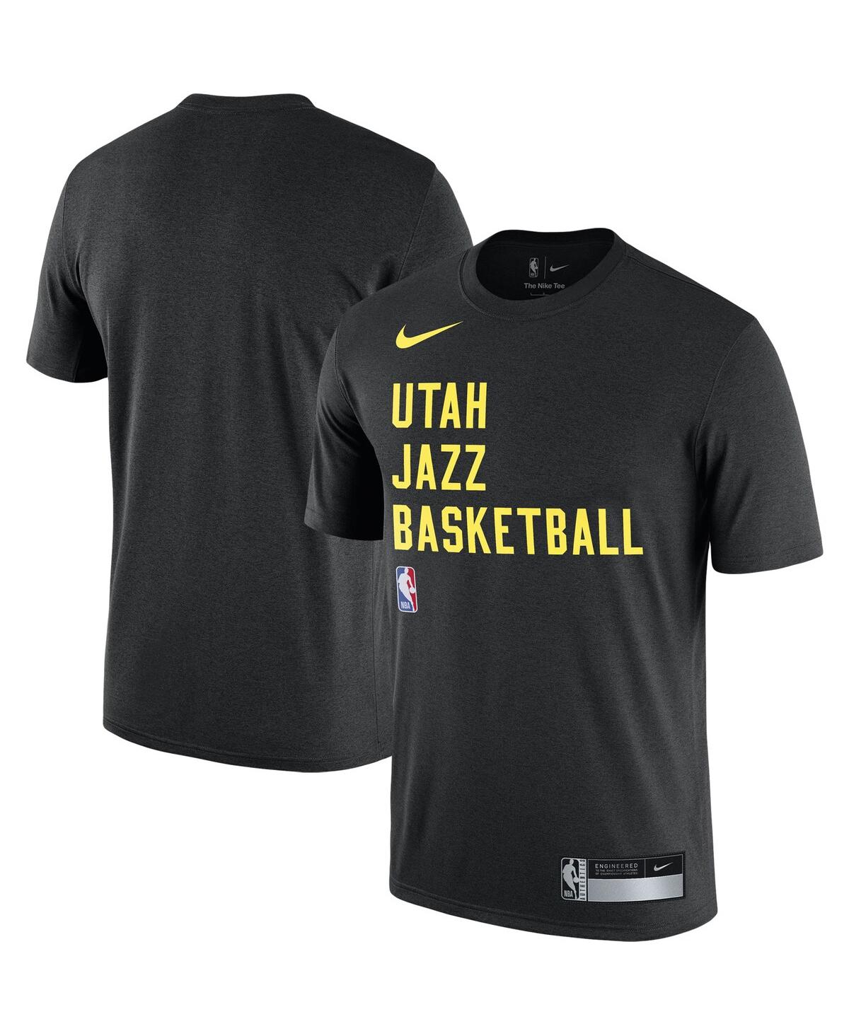 Shop Nike Men's  Black Utah Jazz 2023 Sideline Legend Performance Practice T-shirt