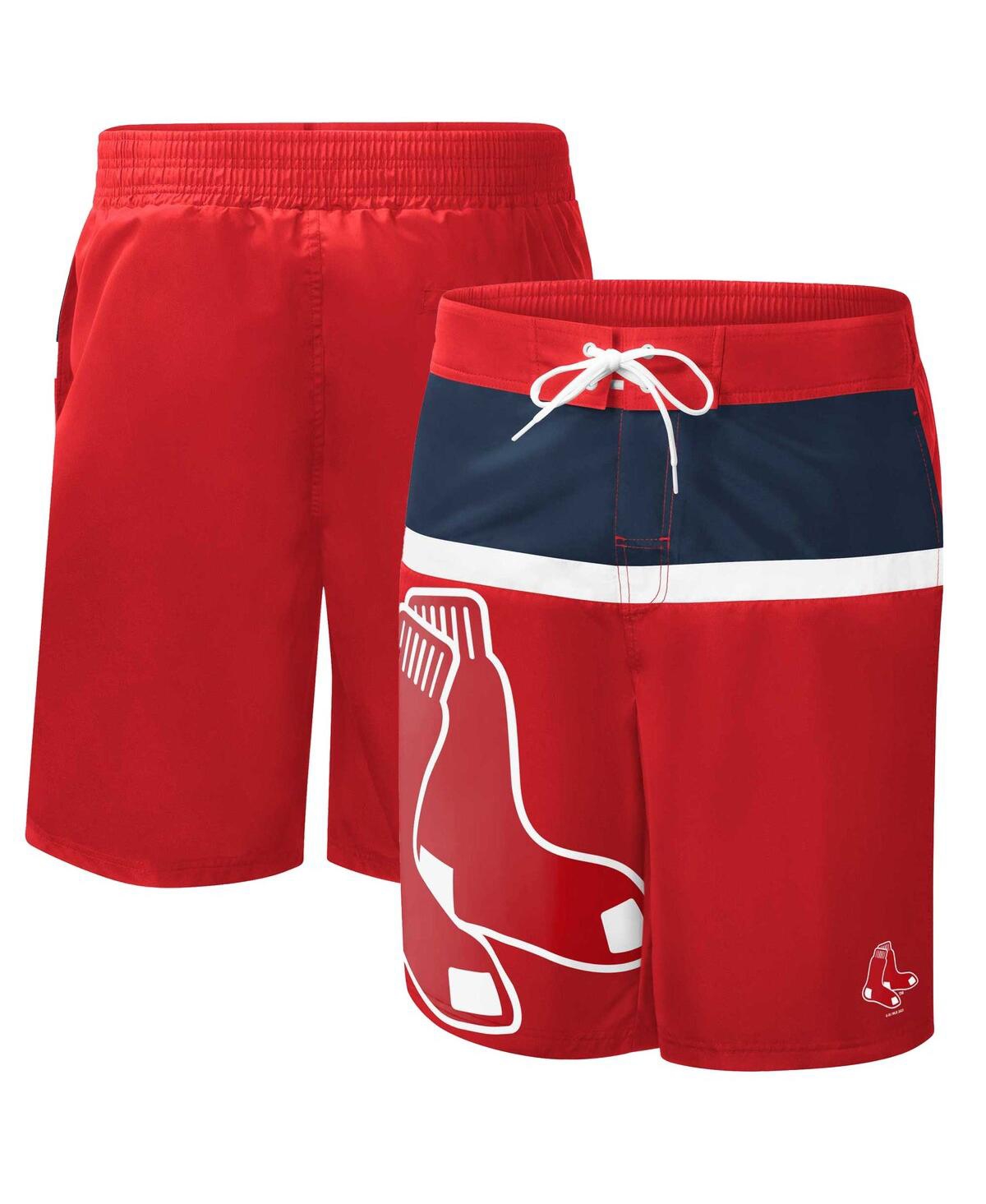 G-iii Sports By Carl Banks Men's  Red Boston Red Sox Sea Wind Swim Shorts