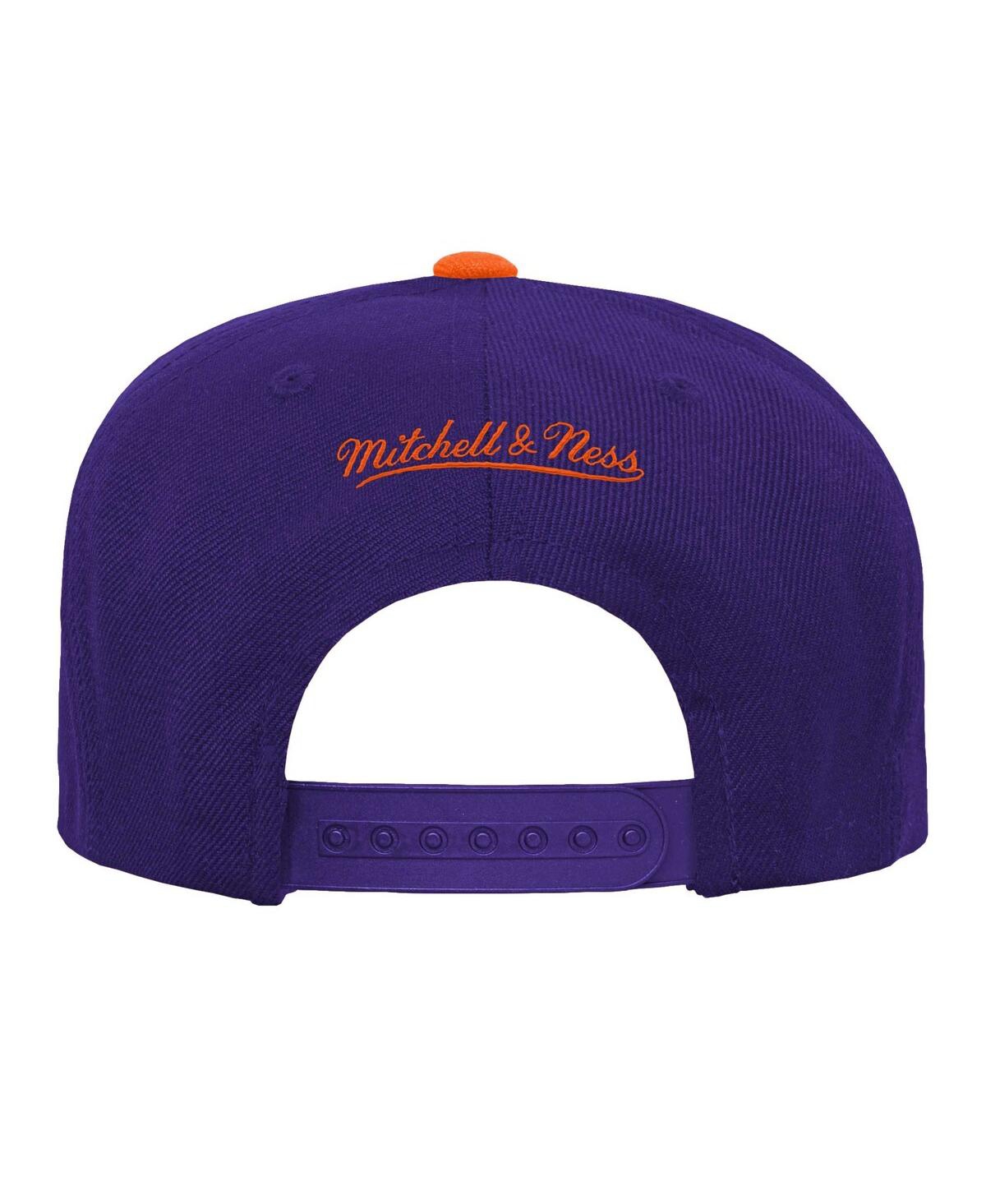 Mitchell & Ness Big Boys And Girls  Purple, Orange Phoenix Suns Two-tone Snapback Hat In Purple,orange