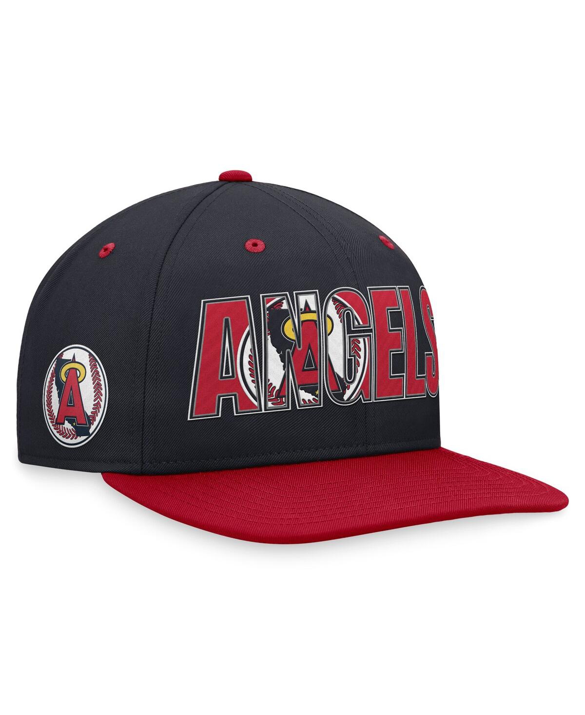 Nike Men's  Navy California Angels Cooperstown Collection Pro Snapback Hat In Navy