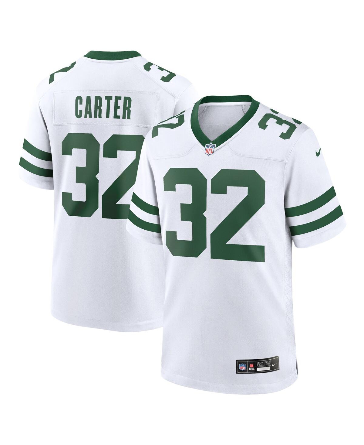 Men's Nike Michael CarterNew York Jets Legacy Player Game Jersey - White