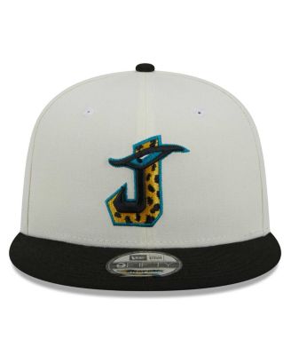 Men's Cream, Black Jacksonville Jaguars City Originals 9FIFTY Snapback Hat