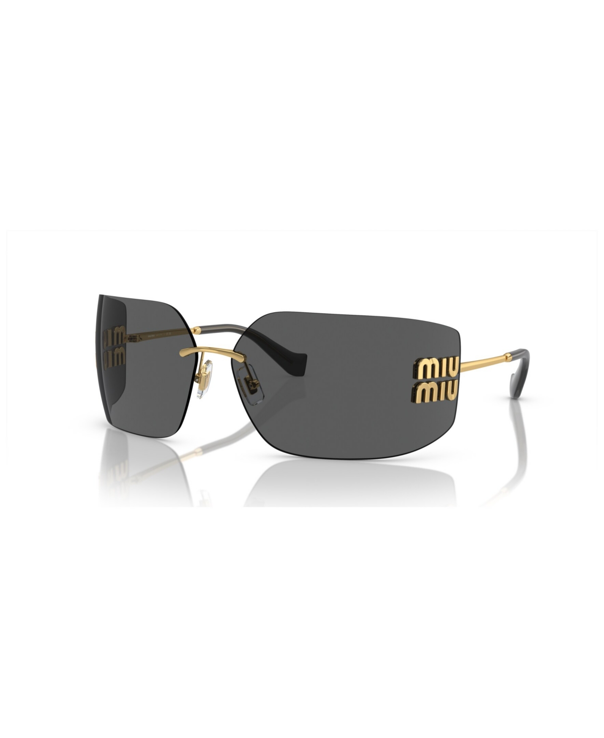 Miu Miu Sunglasses 54ys Sole In Gold