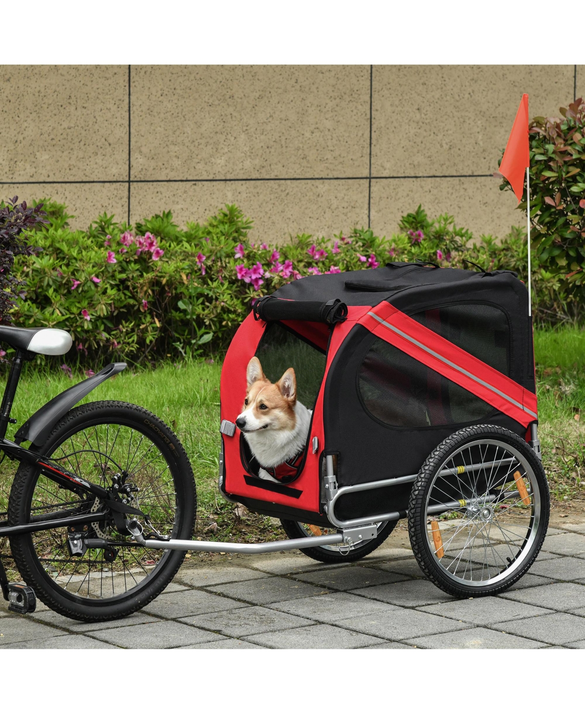 Aosom dog bike shop trailer
