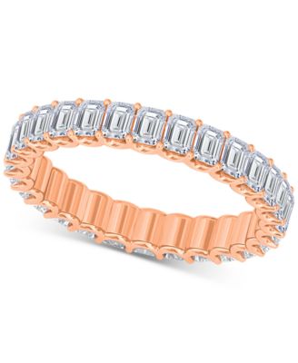 Diamond Emerald-Cut Eternity Band (2 ct. t.w.) in Platinum or 14k Gold