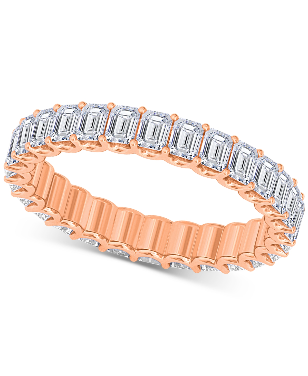 Diamond Emerald-Cut Eternity Band (2 ct. t.w.) in Platinum or 14k Gold