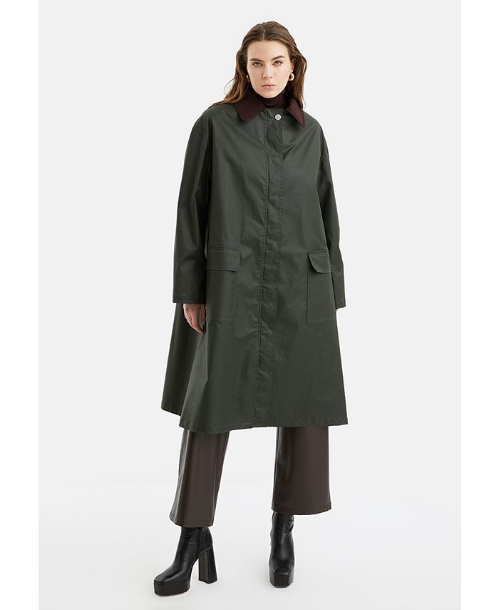 NOCTURNE Women's Oversized Trench Coat Macy's