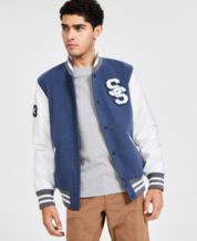 Shaka Wear Men’s Bomber Jacket – Classic Padded Relaxed Fit Water Resistant  College Baseball Varsity Coat S-3XL : : Clothing, Shoes 