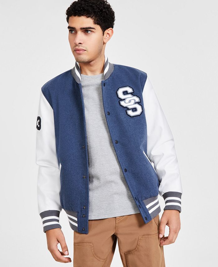 Men s Letterman Varsity Bomber Jacket Created for Macy s