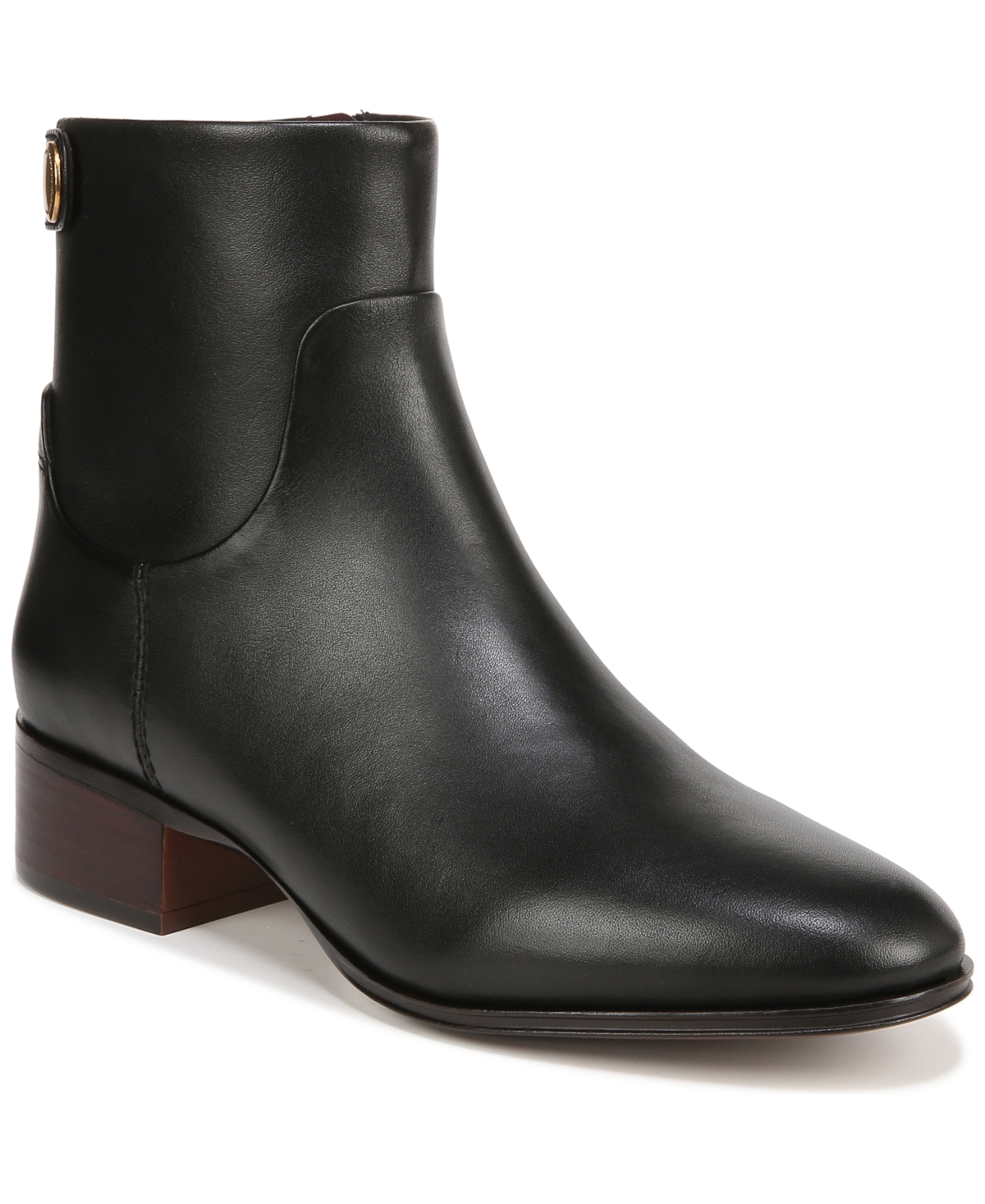 Franco Sarto Jessica Booties In Black Leather