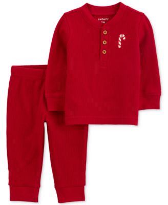 Carter's - Baby Holiday Thermal Outfit, 2 Piece Set