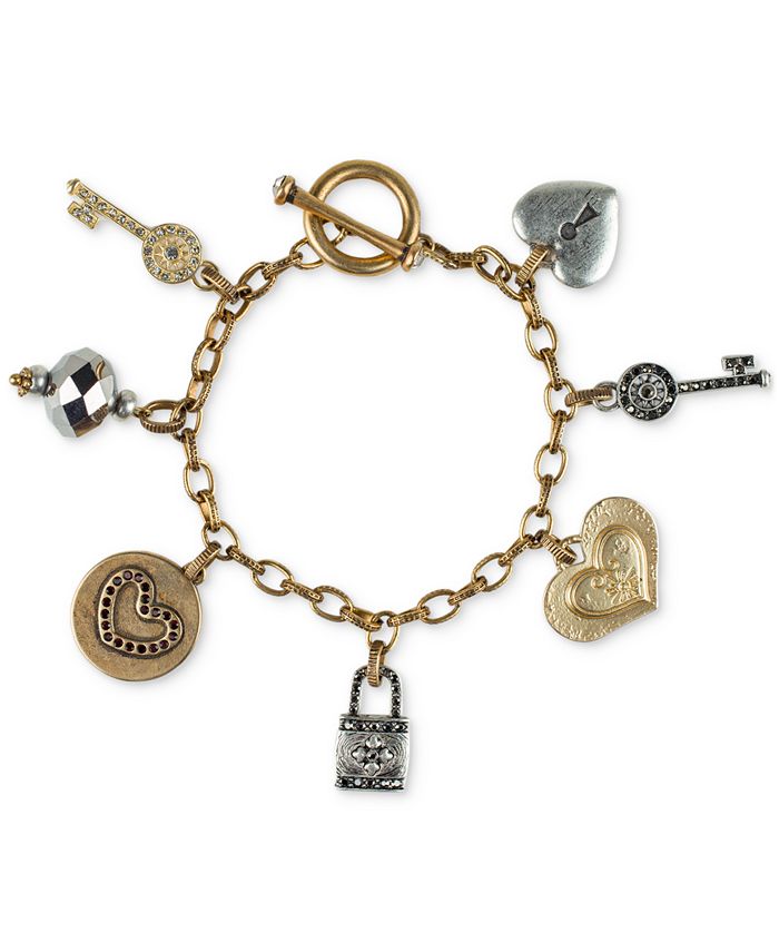 Lock & Key Charm Bracelet