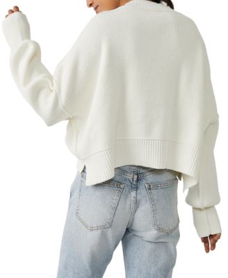 Women's Easy Street Ribbed Cropped Pullover Sweater