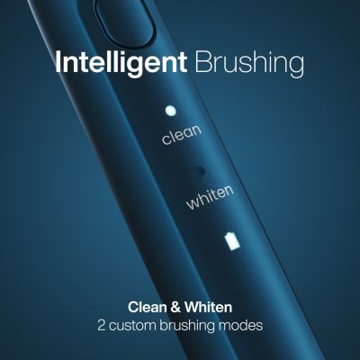 Icon Rechargeable Toothbrush | Magnetic Holder & Slim Travel Case | 2 Brushing Modes & Smart Timers | Modern & Convenient