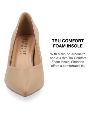 Women's Simonne Block Heel Pointed Toe Pumps