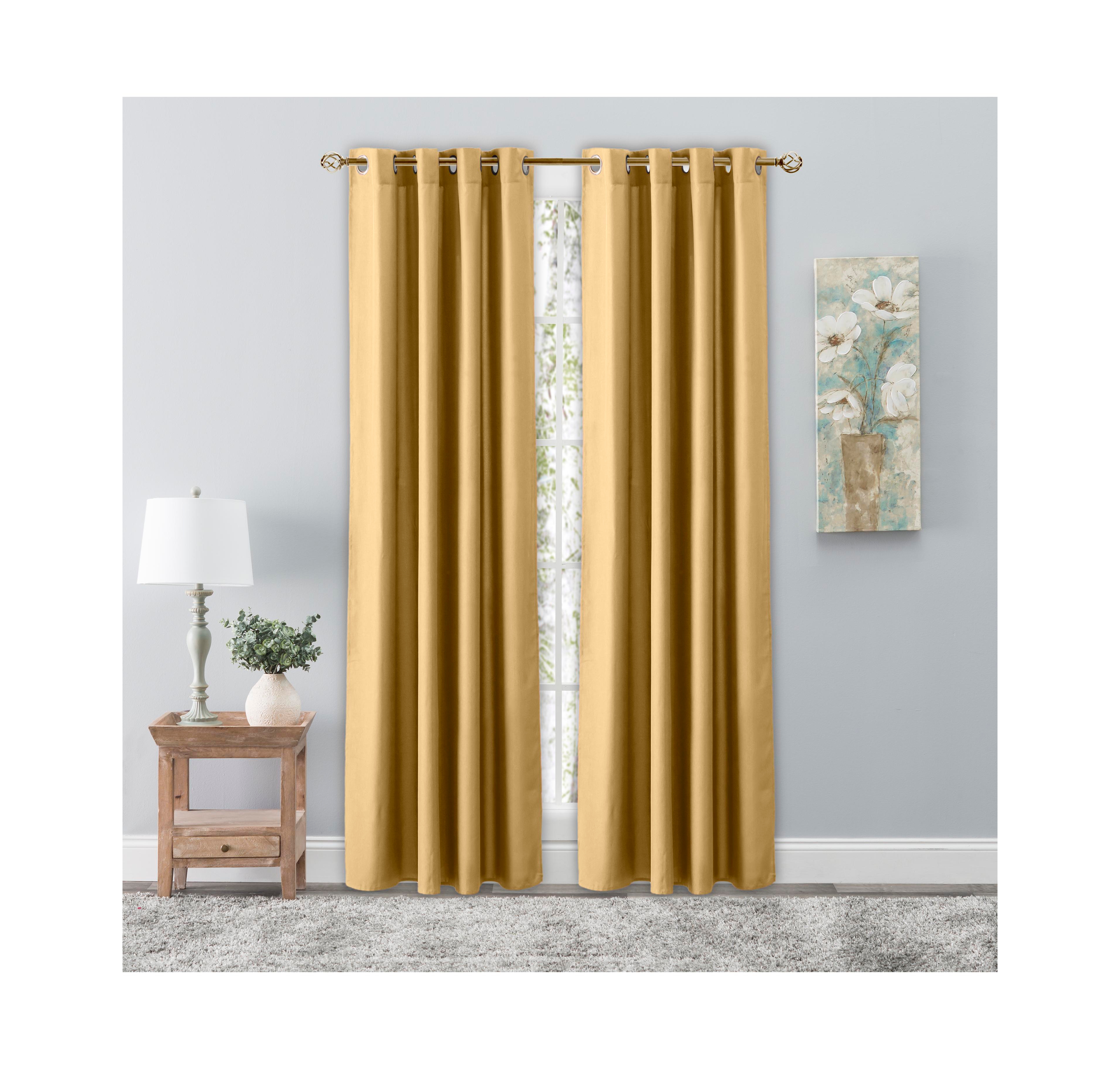 Ricardo Glasgow Grommet Curtain Panel 56"W x 84"L