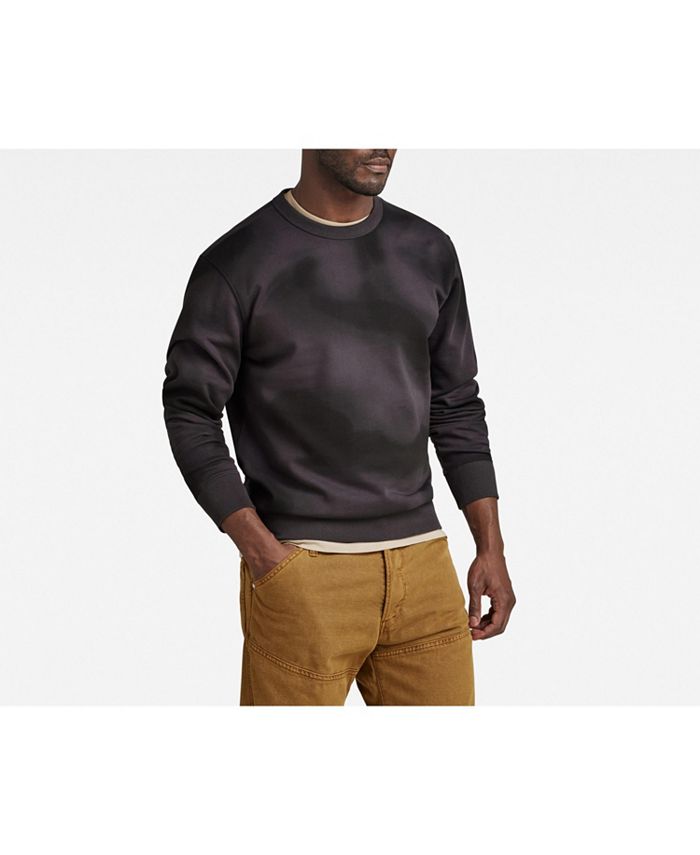 G Star Raw Men s Bitmap Camo Allover Print Sweatshirt Macy s