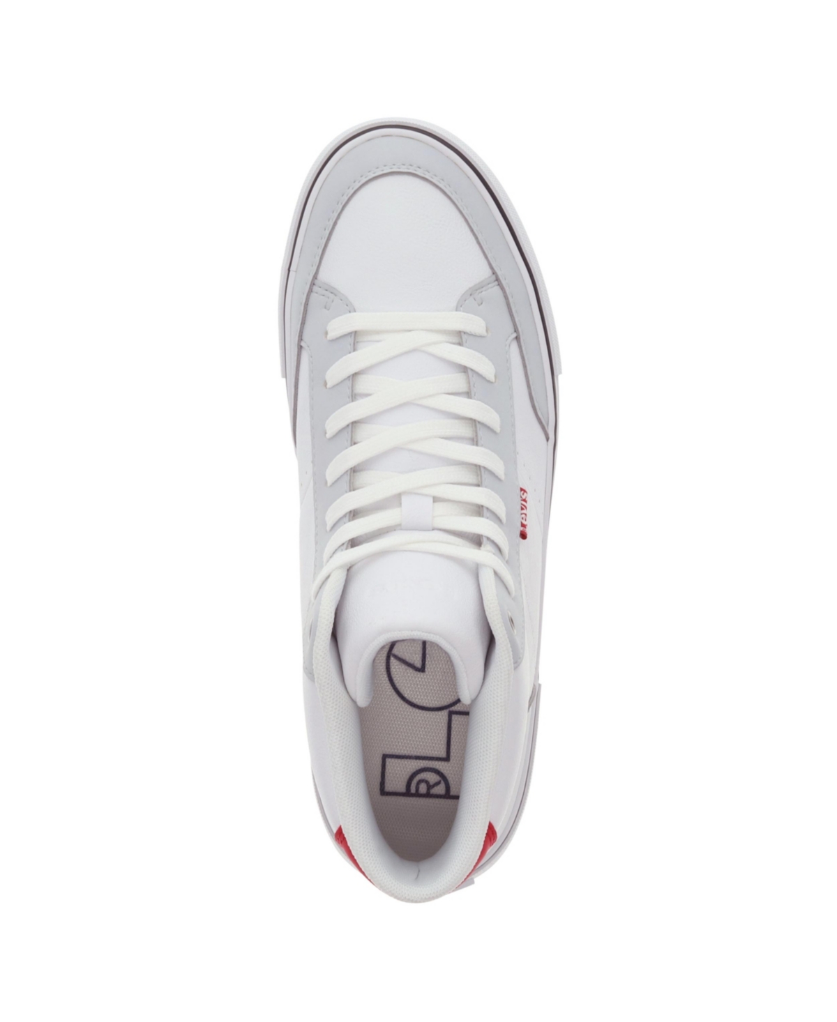 Levi's Men's Munro Mid Casual Sneakers - Gray, Red