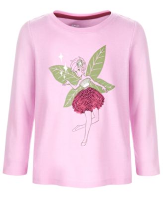 Epic Threads - Toddler Girls Fairy Printed Long-Sleeve T-Shirt