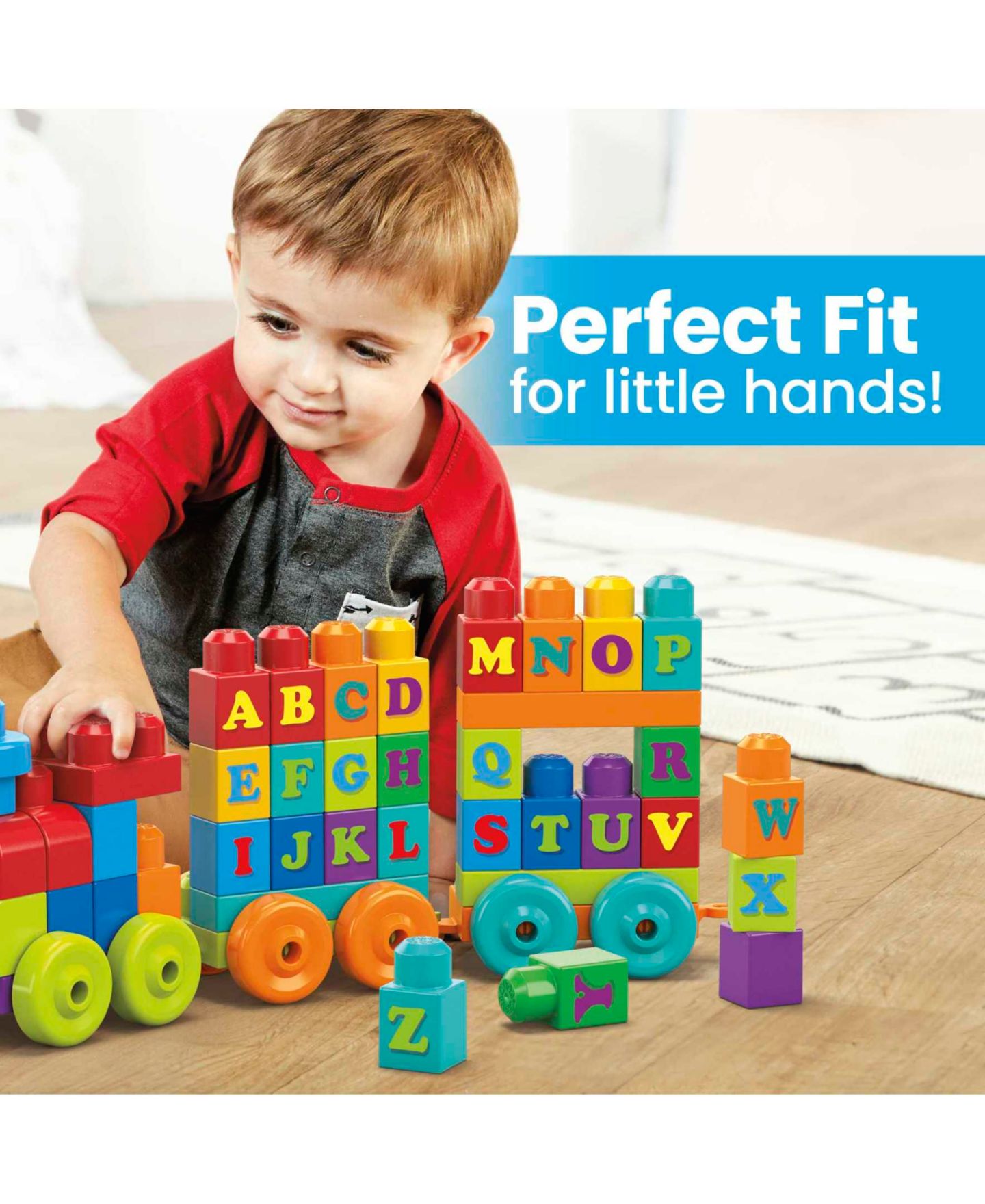 Детский конструктор Mega Bloks Building Basics Abc Learning Train — фото 4
