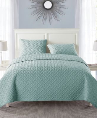 VCNY Home Nina 3-Piece Full/Queen Embossed Quilt Set - Macy's