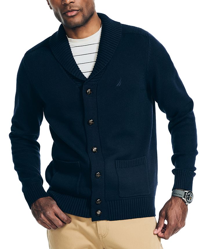 Nautica shawl new arrivals collar sweater