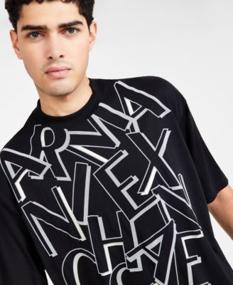 A|X Armani Exchange Men's Relaxed-Fit Short-Sleeve Logo Graphic T