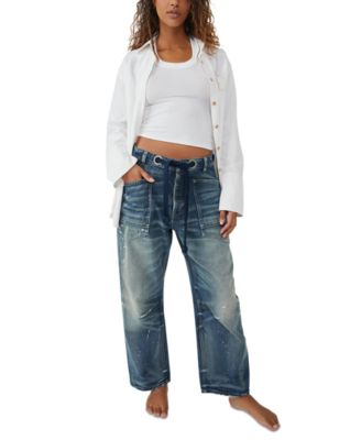 Women's Moxie Cotton Low-Slung Barrel Jeans 