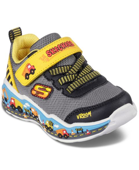 Детские кроссовки Skechers Toddler Boys Play Scene Adjustable Strap Casual Sneakers from Finish Line