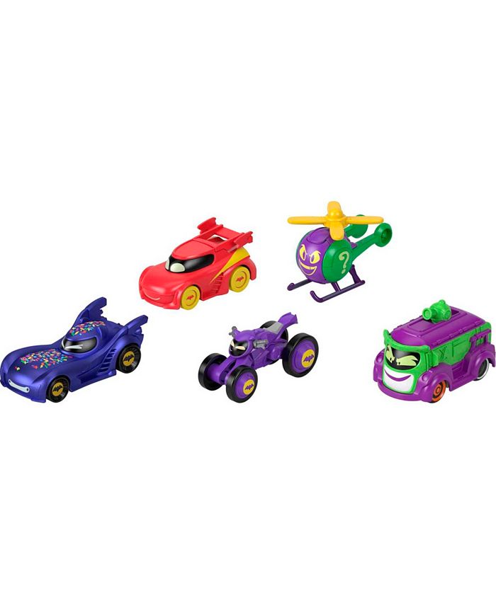 BatWheels Fisher-Price DC 1:55 Scale Vehicle Multipack Batcast Metal ...