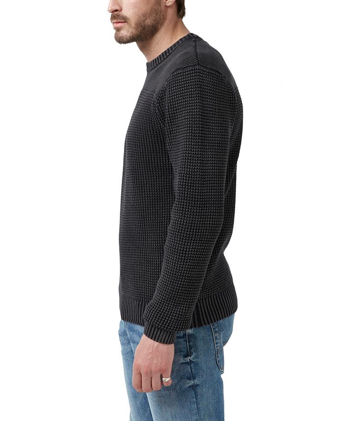 Buffalo David Bitton Men's Fibet Half-Zip Fleece Sweatshirt - Hooded With Kangaroo Pocket