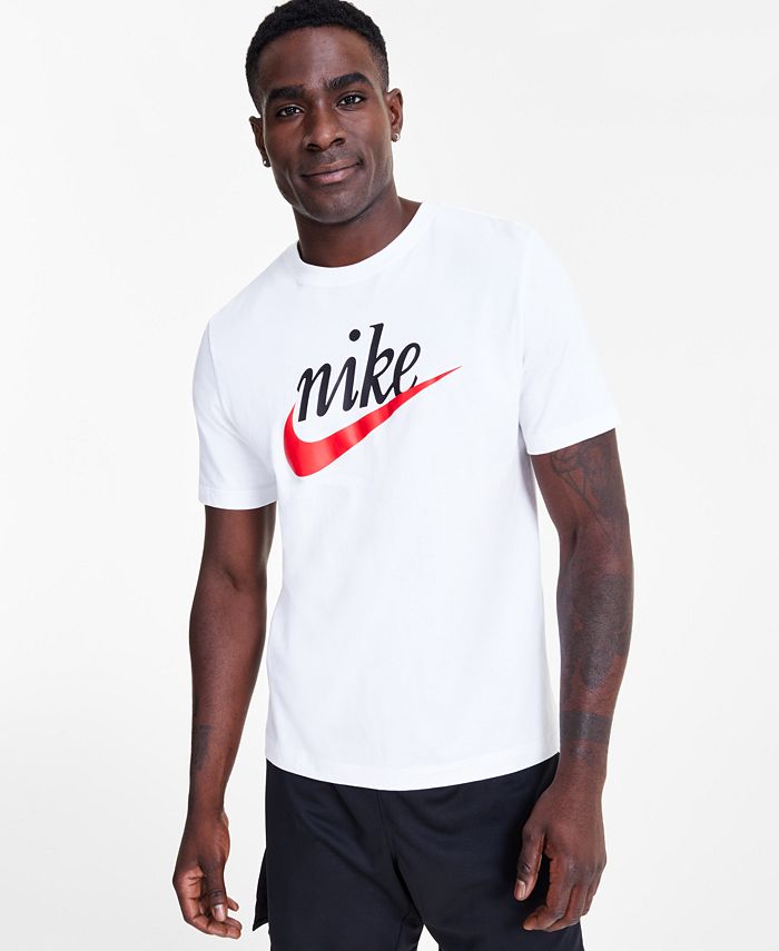 Nike Sportswear Men's Heritage Script Logo Short-Sleeve Crewneck T ...