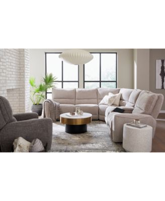 Macy's Deklyn Fabric Sectional Collection Created For Macys In Brown
