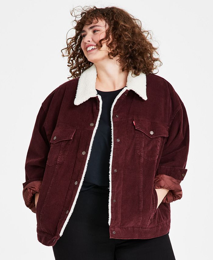 Levi's Women's Plus Size Sherpa Trucker Jacket